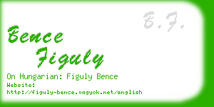 bence figuly business card